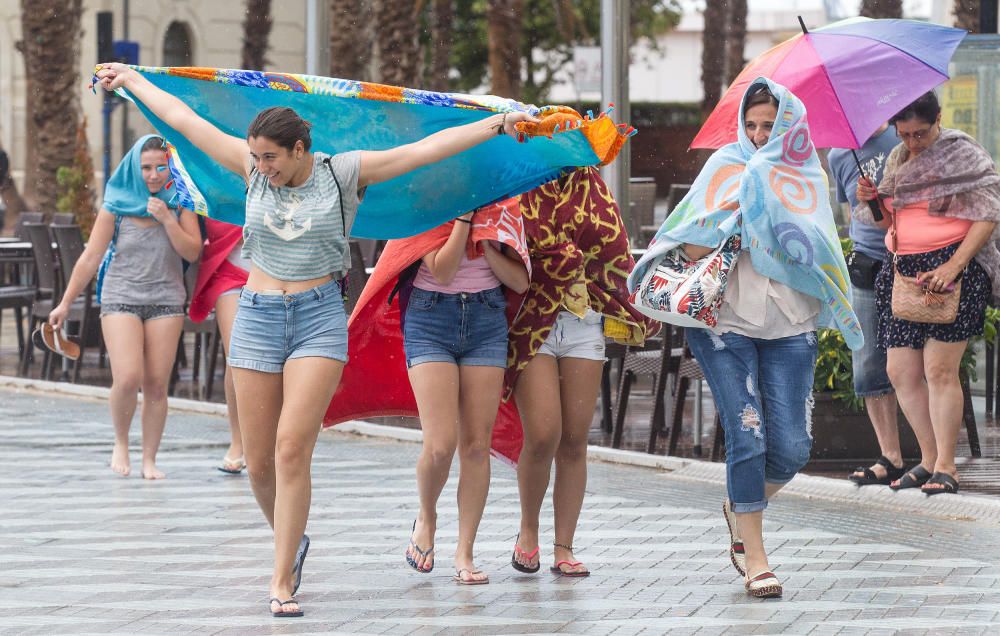 Tromba para recibir a los turistas