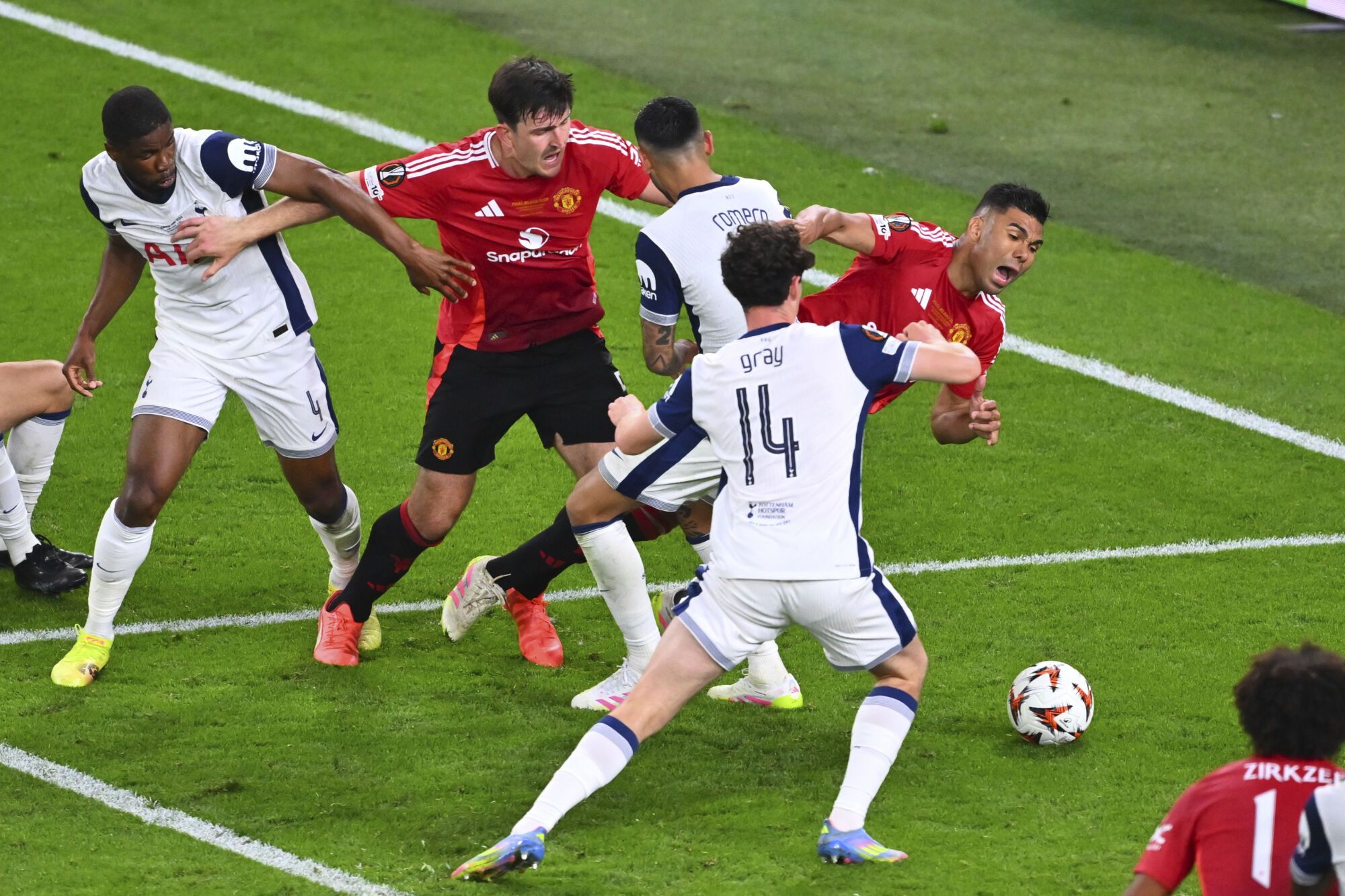 Final de la Europa League: Tottenham Hotspur - Manchester United.