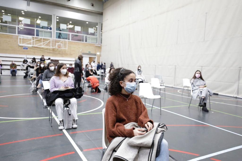 Vacunación a estudiantes universitarios en Aragón