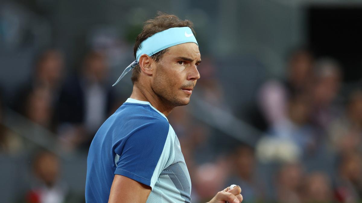 Rafa Nadal durante su segundo partido de las ATP Finals