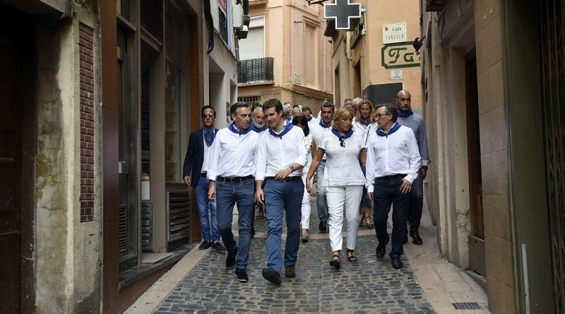 Visita de Pablo Casado a Tarazona