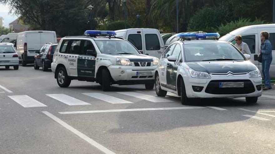 Guardia Civil en Cangas. // Gonzalo Núñez