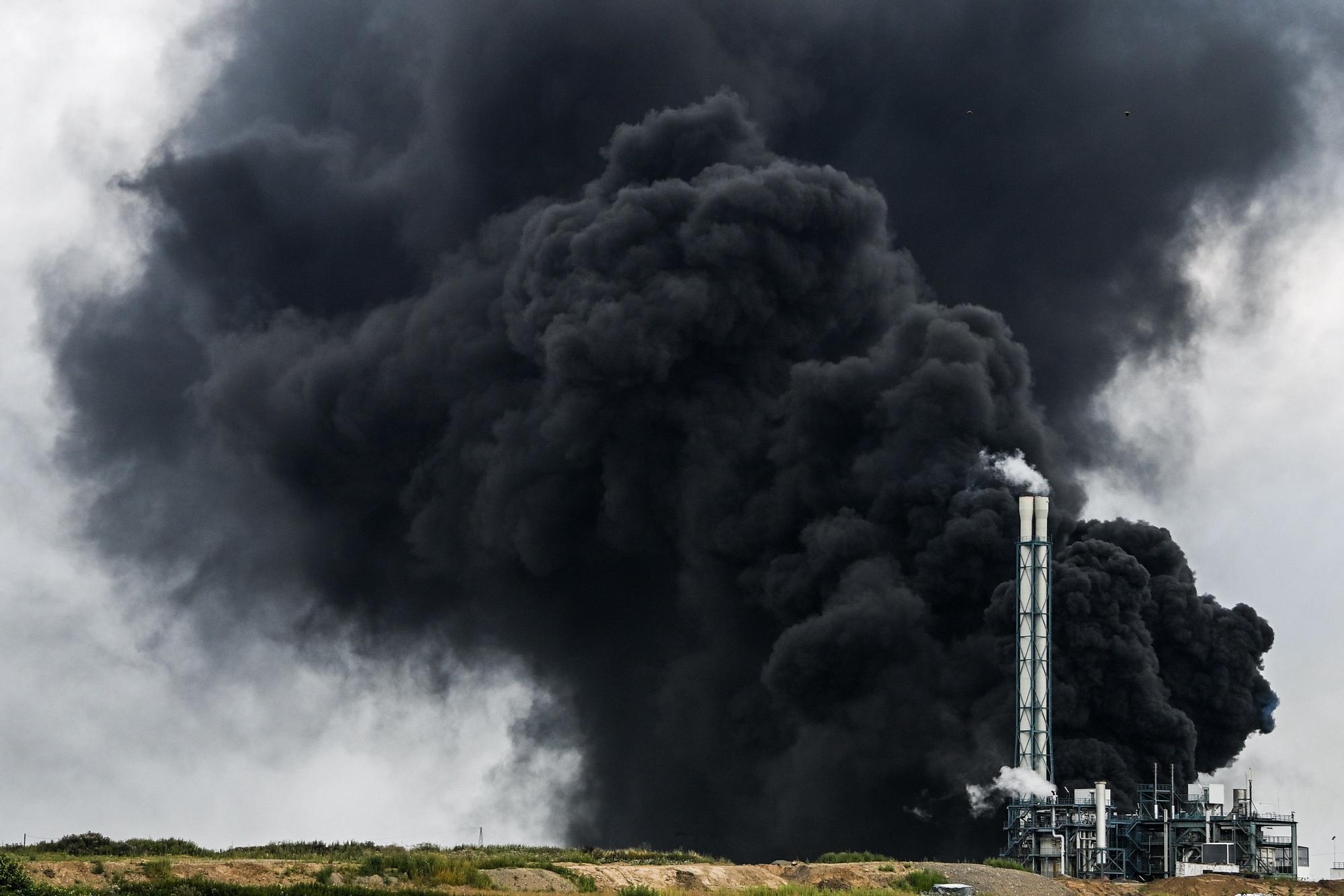 Explosión de una planta química en Leverkusen.