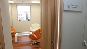 Dependencias para menores en la sede de la Fiscalía en la Ciudad de la Justicia de Vigo.