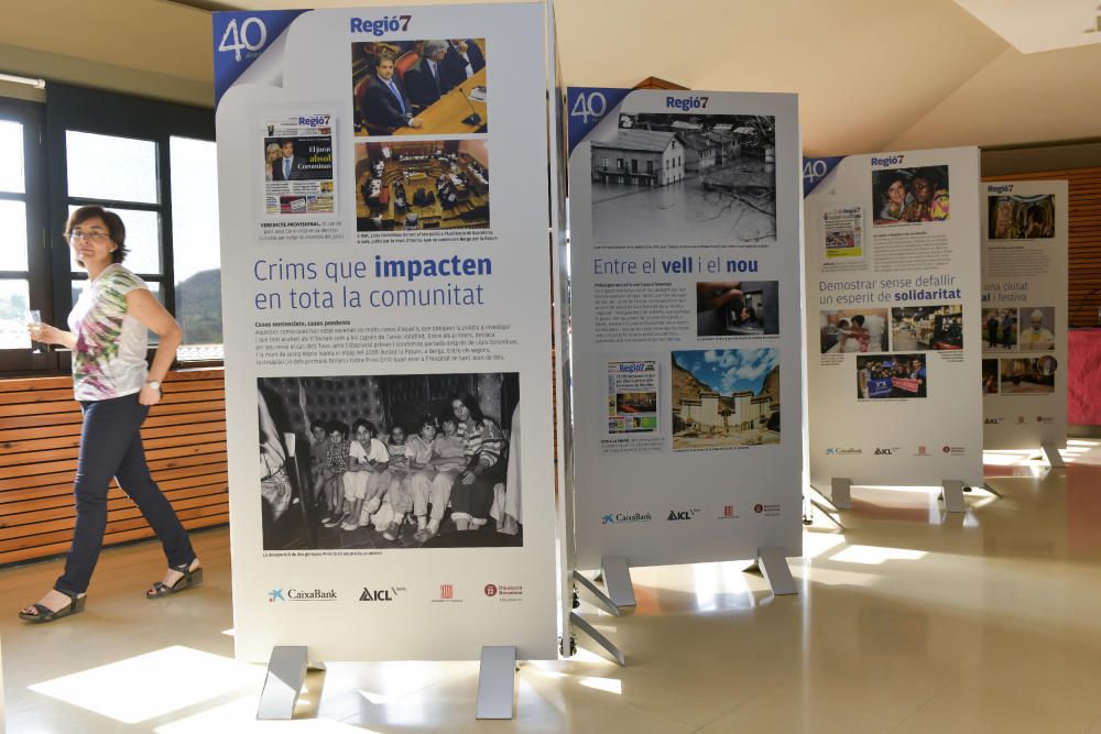 Exposició 40 anys Regió7 a Solsona