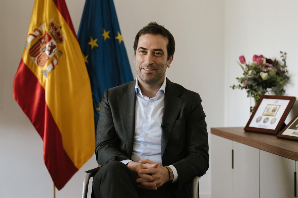 13.03.2026. MADRID. EL ministro de Economía, Comercio y Empresa Carlos Cuerpo en Madrid. Foto: Alba Vigaray