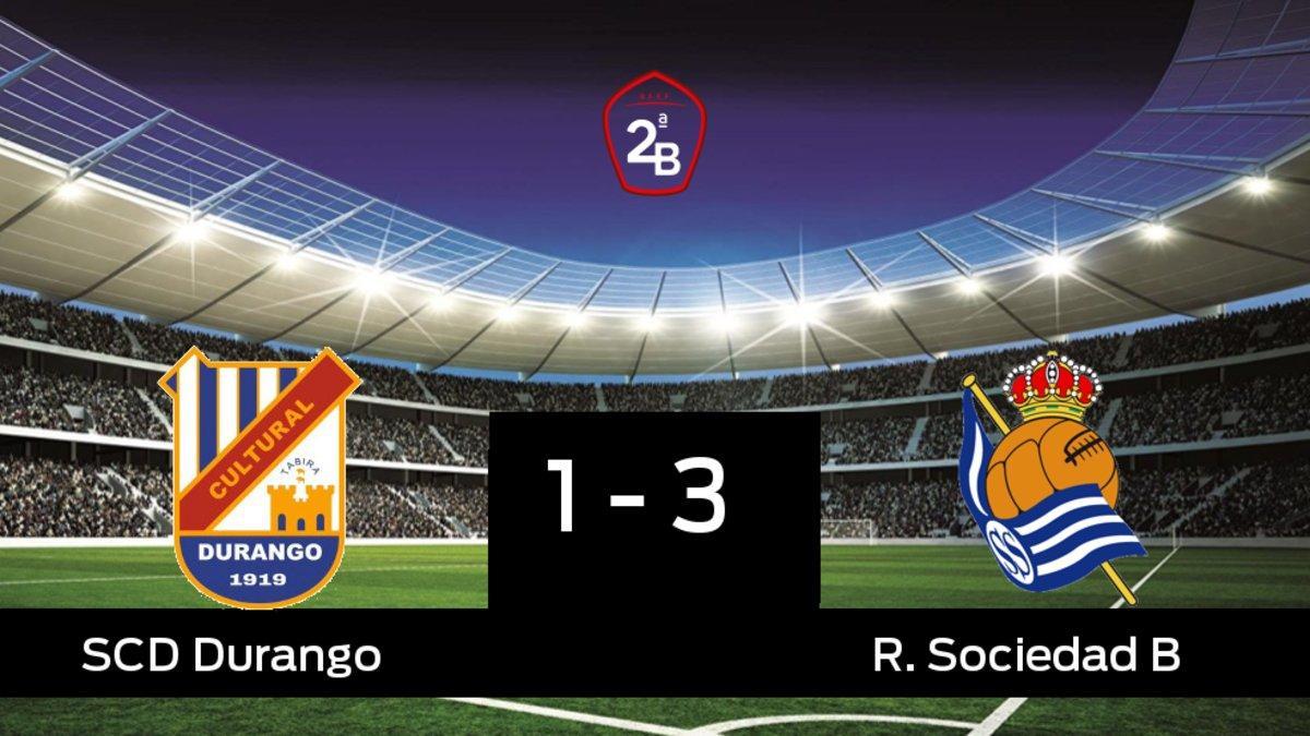 El Durango cae derrotado ante la Real Sociedad B (1-3)