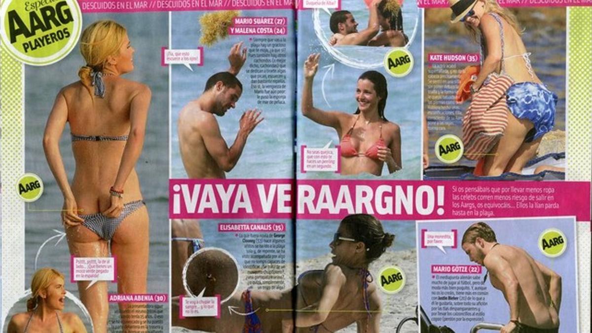 El reportaje de los momentos playeros más ridículos de los famosos.