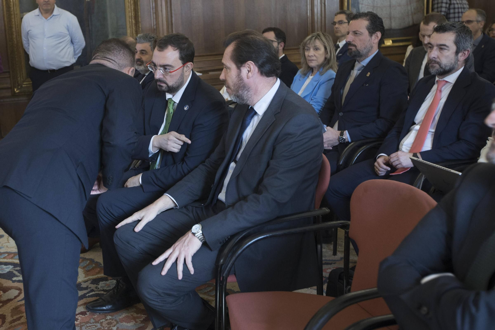 EN IMÁGENES: Así ha sido la visita a Avilés de Óscar Puente, ministro de Transportes y Movilidad Sostenible