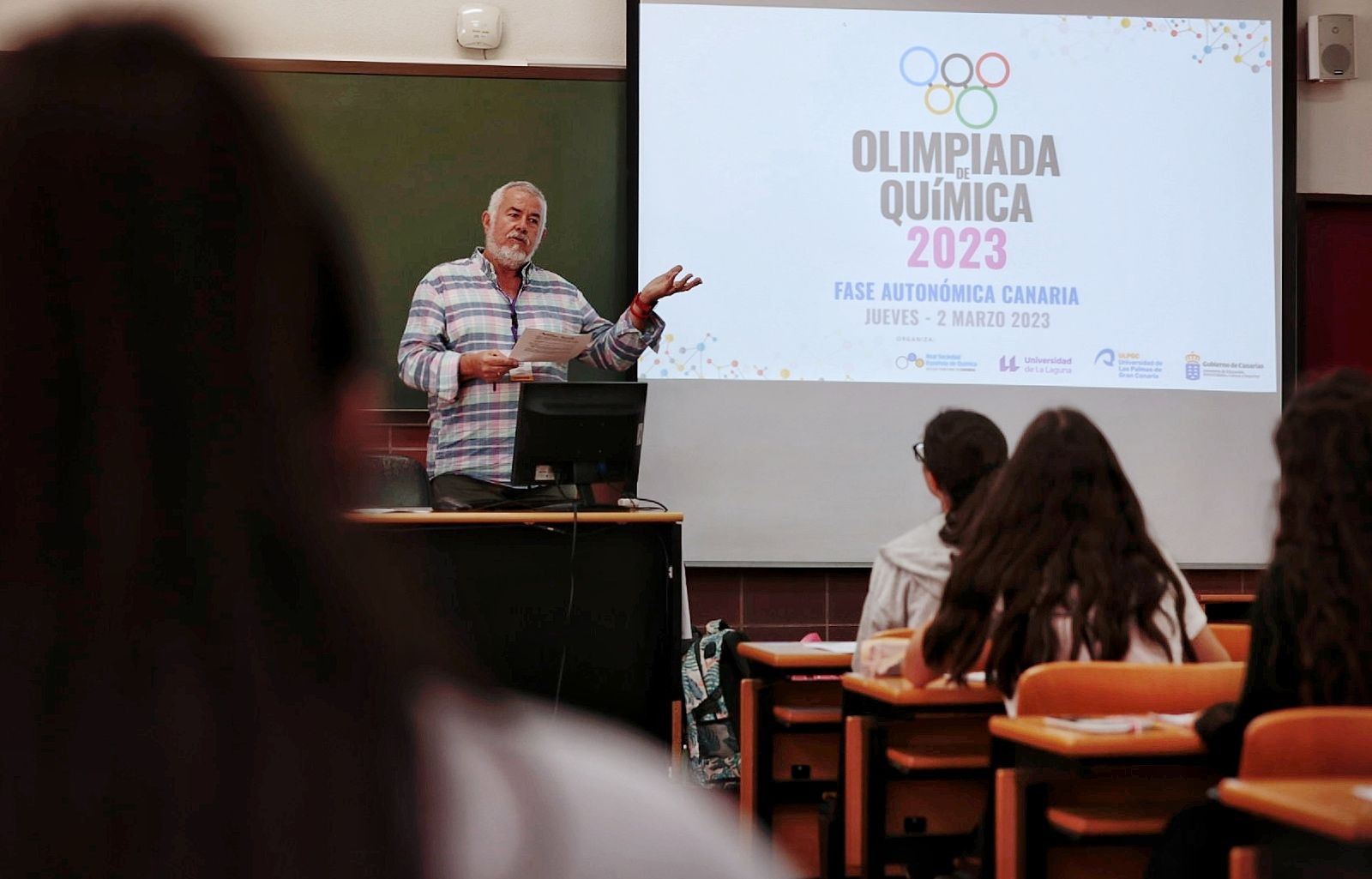 Cuartas Olimpiadas de Química en la Universidad de La Laguna (ULL).