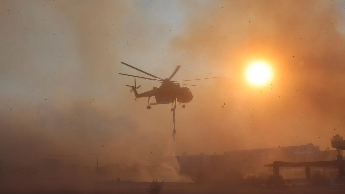 Los incendios forestales se han desatado en Grecia