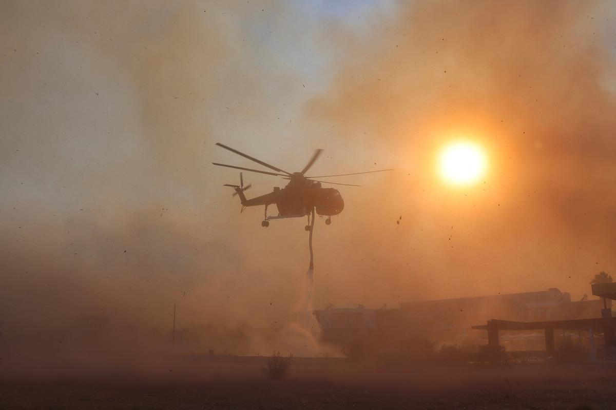 Los incendios forestales se han desatado en Grecia