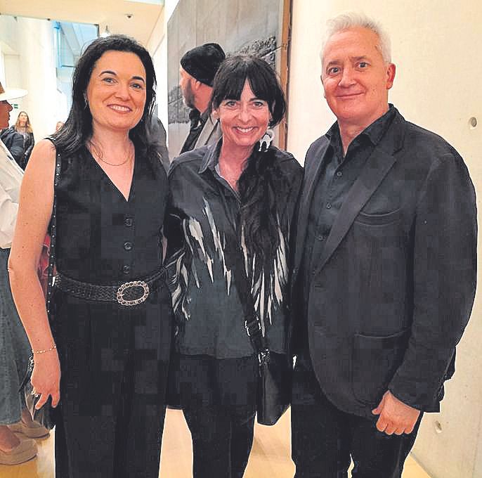 Conchi Mayo, Angela Rivas y Diego González.