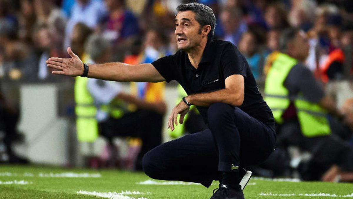 Valverde habló en zona mixta tras la goleada azulgrana