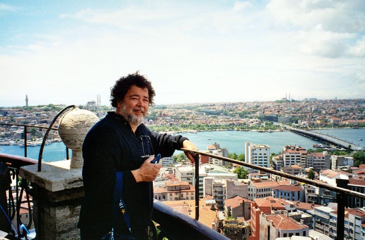 Gonzalo Díaz durante un viaje.