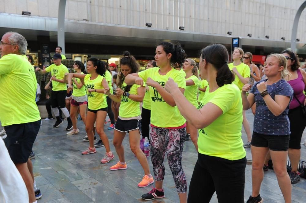 Zumba en la Avenida Libertad