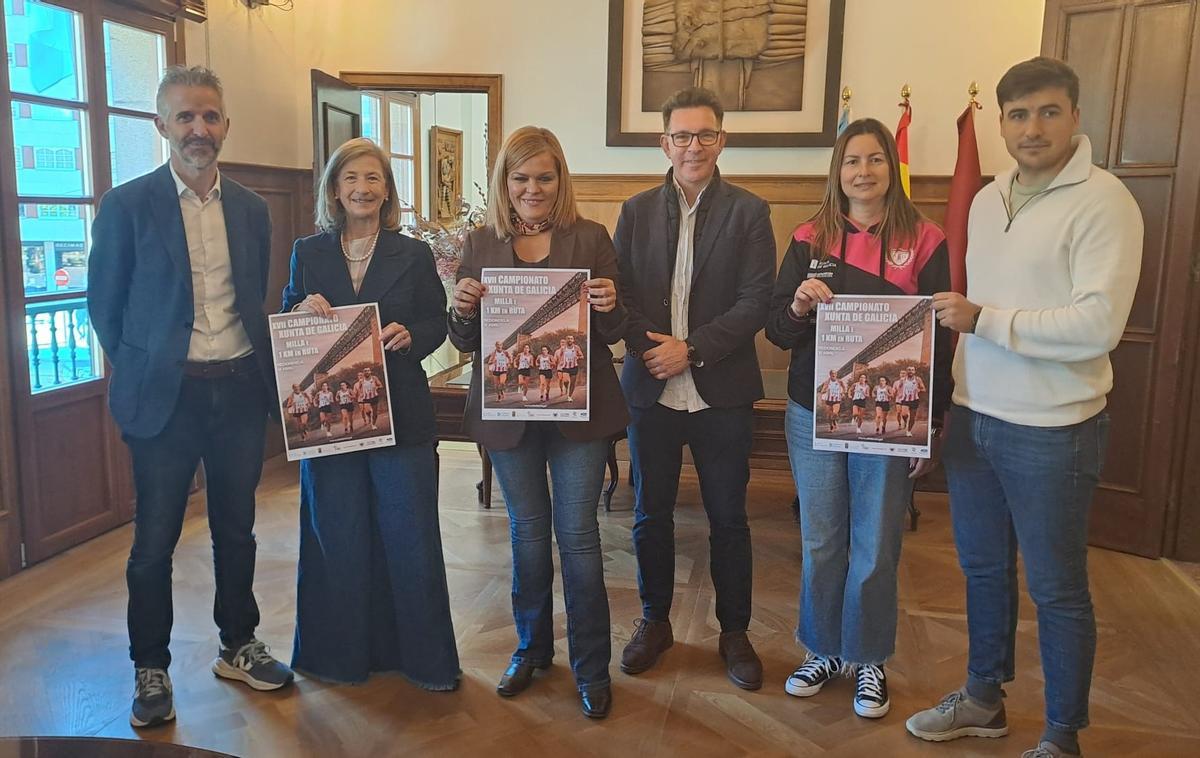 Presentación de la prueba deportiva en el Concello de Redondela.