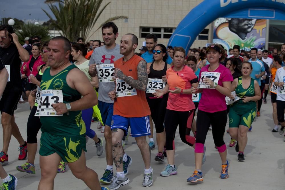 Imágenes del momento del inicio de la carrera