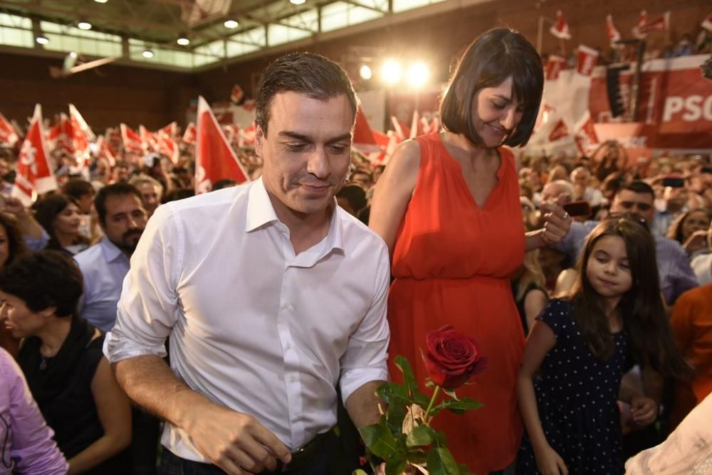 Mitin de Pedro Sánchez en Murcia