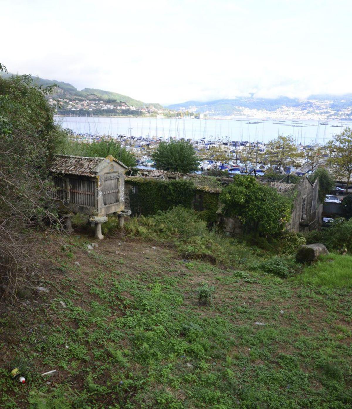 Estado actual del pazo frente a la ría. | G.N.