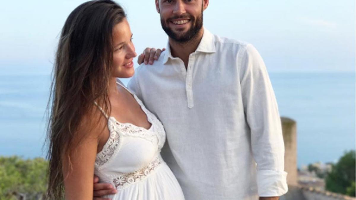 Malena Costa y Mario Suárez, el día de su boda