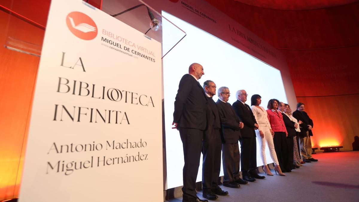 Presentación de los nuevos portales de Machado y Hernández en la BVMC de la Universidad de Alicante