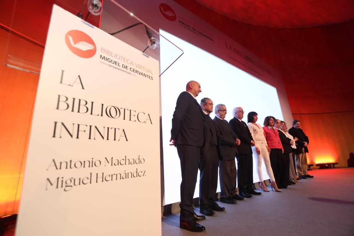 Presentación de los nuevos portales de Machado y Hernández en la BVMC de la Universidad de Alicante