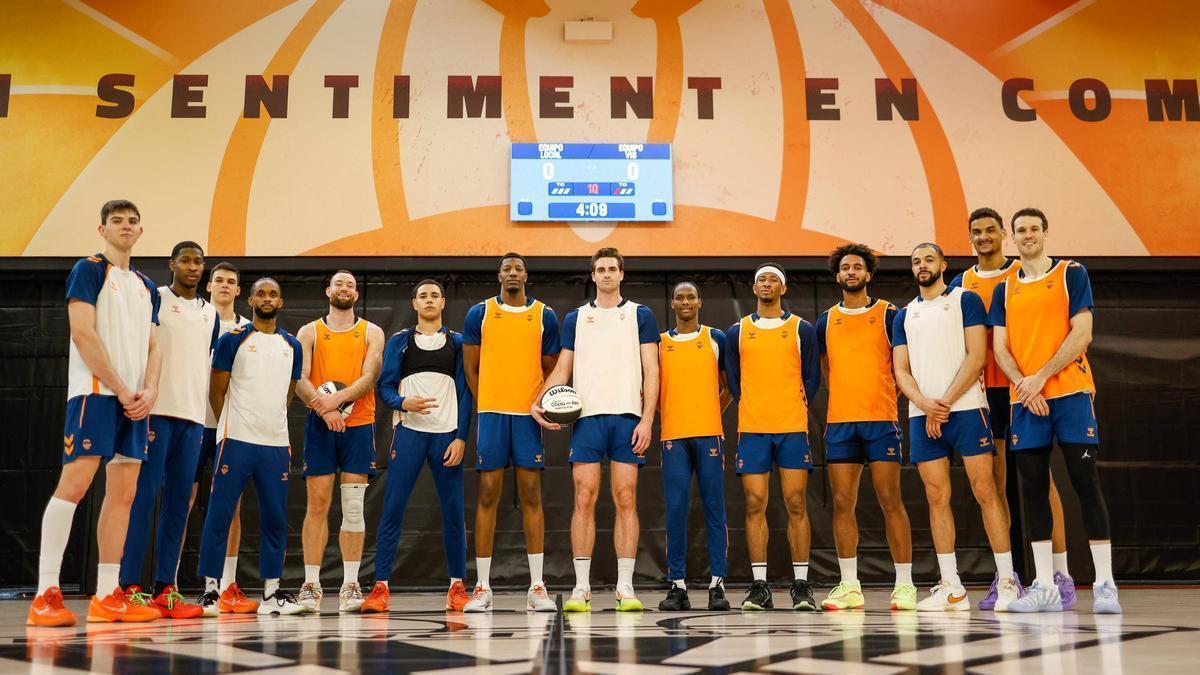 Valencia VLC SPD Copa del Rey de Baloncesto 2026 Foto de plantilla del Valencia Basket