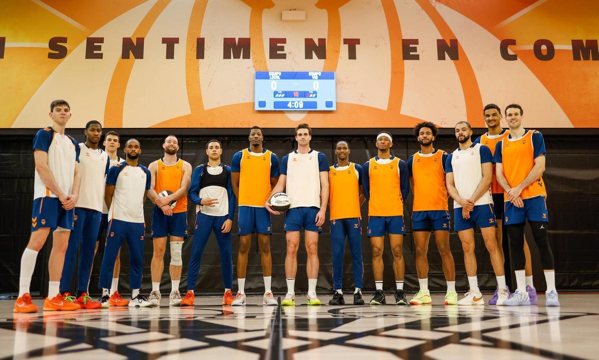 Valencia VLC SPD Copa del Rey de Baloncesto 2026 Foto de plantilla del Valencia Basket