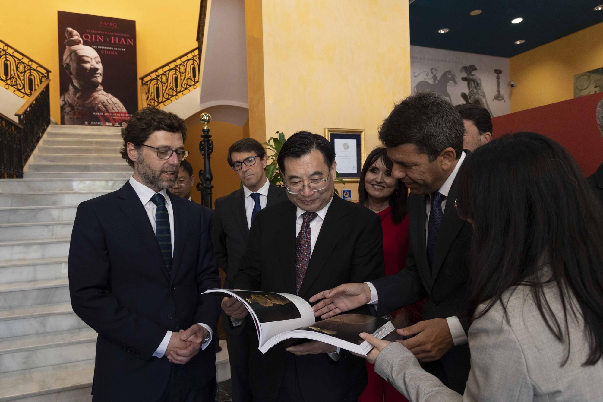 La inauguración de la exposición El legado de las dinastías Qin y Han. Los guerreros de Xian