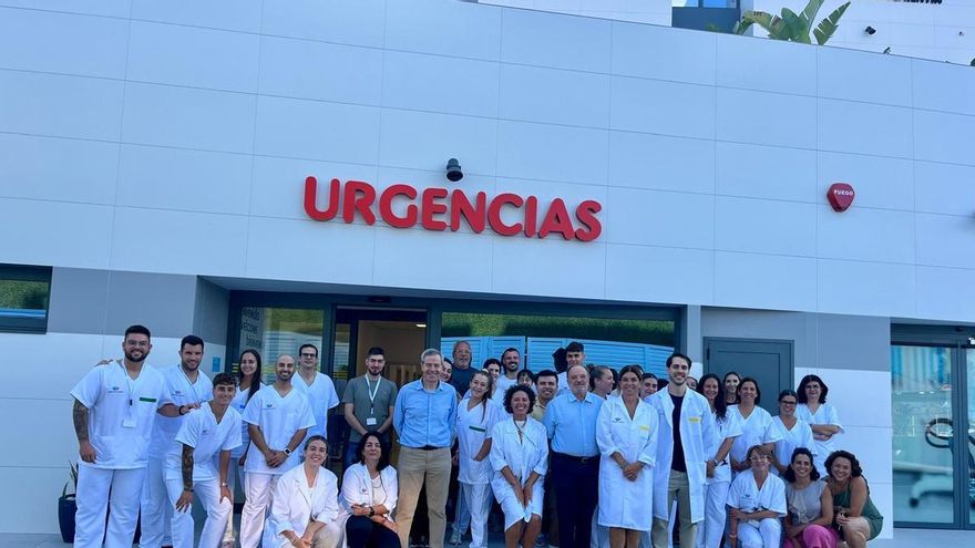 Un hospital con seis meses de vida