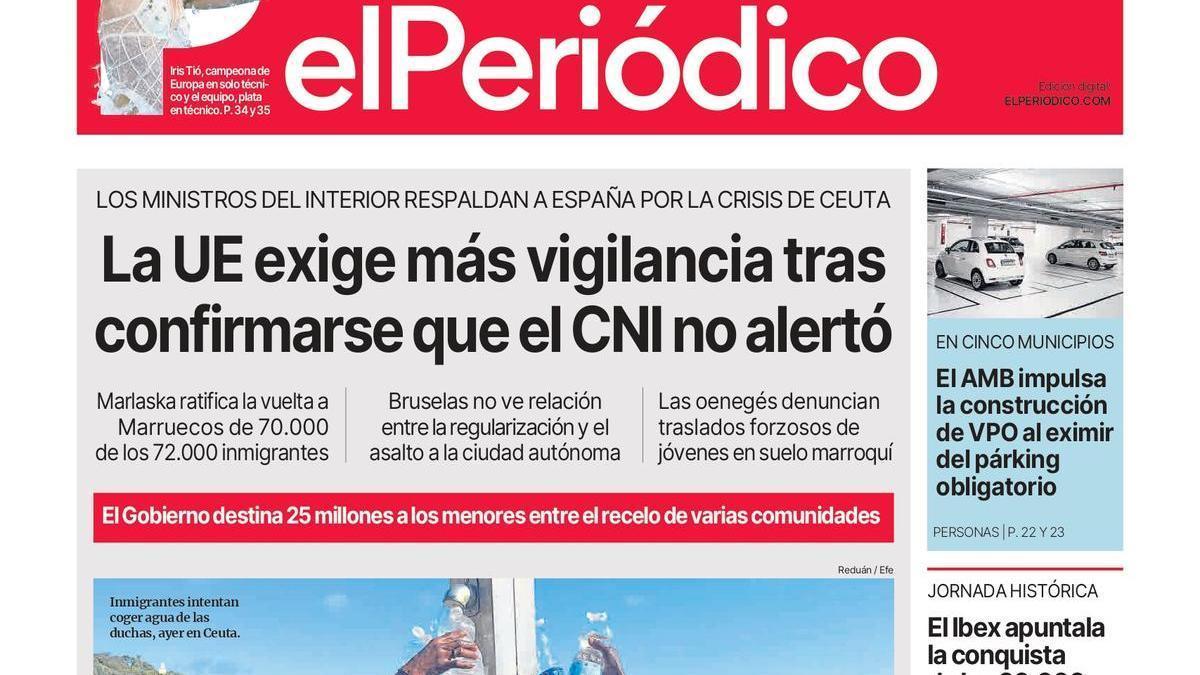La portada de EL PERIÓDICO del 5 de agosto de 2026