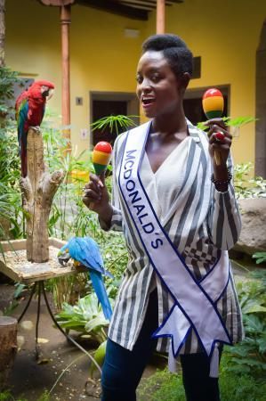 19-02-2019 LAS PALMAS DE GRAN CANARIA. Erika Echuaca Sebe, candidata a Reina del Carnaval LPGC 2019, representando a McDonalds. Fotógrafo: ANDRES CRUZ  | 19/02/2019 | Fotógrafo: Andrés Cruz