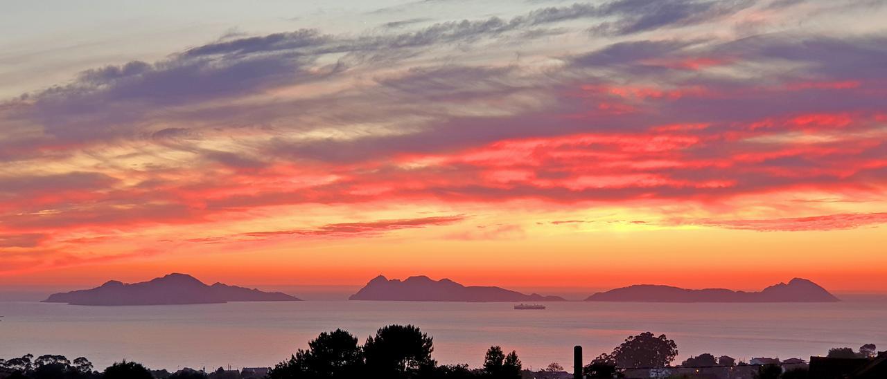 Anochecer en la Ría de Vigo