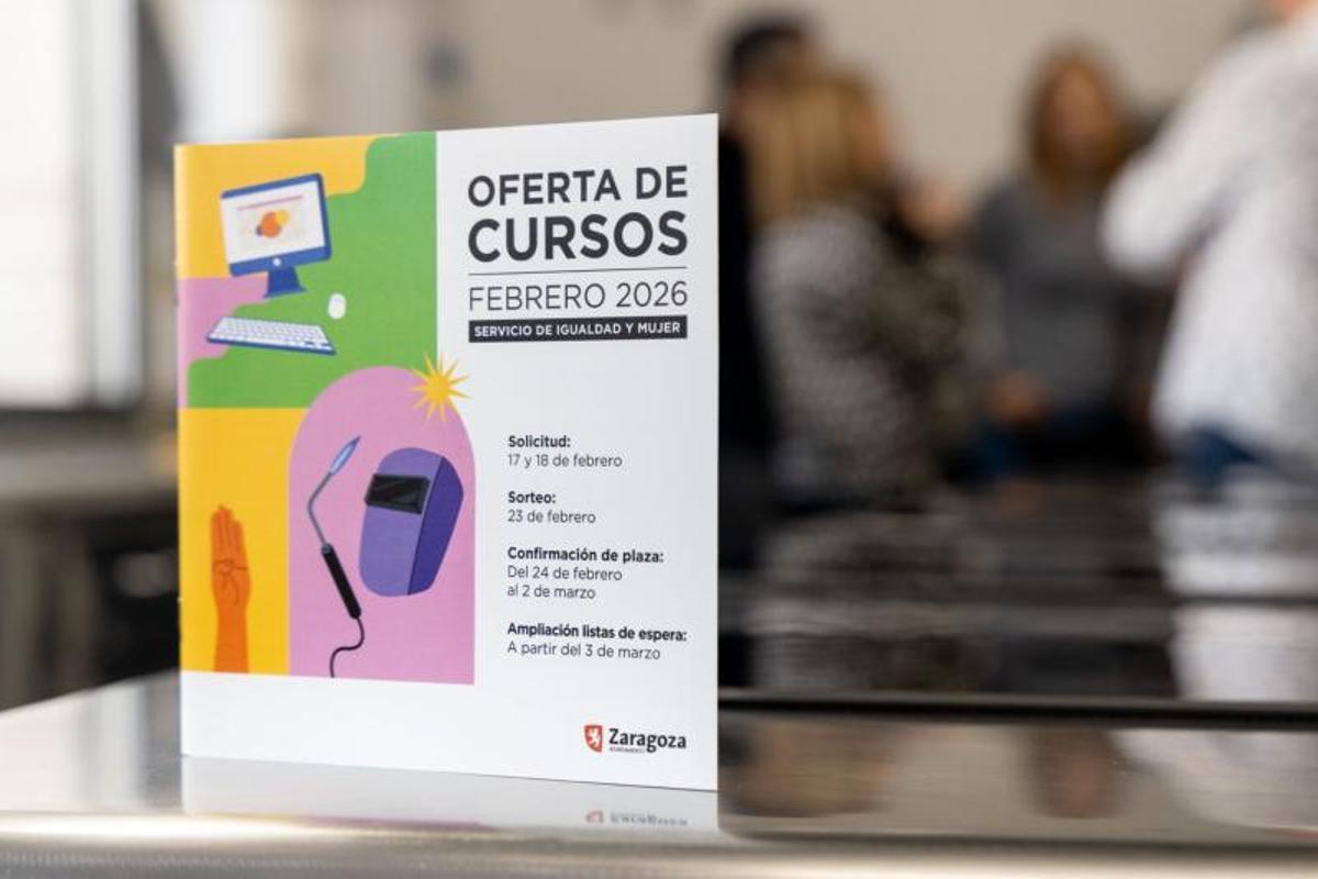 Zaragoza aumenta un 15 % las horas de formación y oferta 488 plazas para los cursos de la Casa de la Mujer