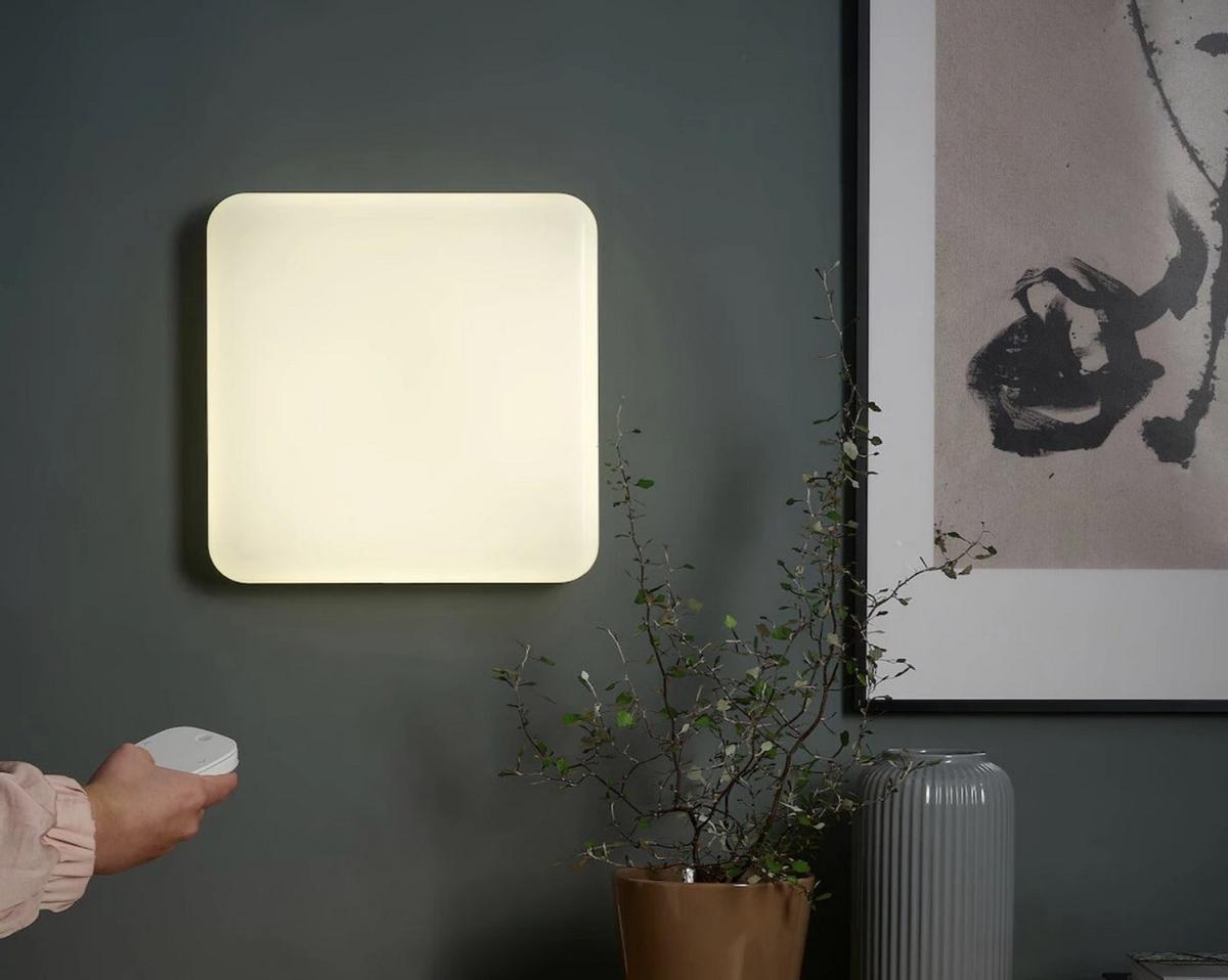 El JETSTRÖM es un panel de iluminación inteligente que funciona sin cables.
