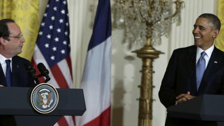 Hollande y Obama, en una reunión en Washington en 2014.