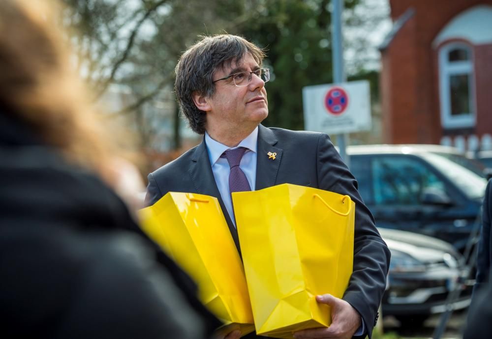 Puigdemont visita la presó alemanya de Neumünster