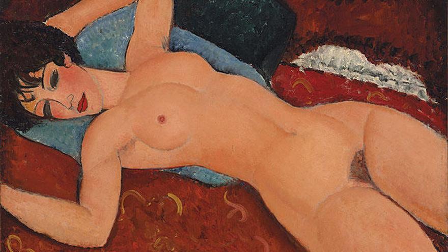 El &#039;Reclining Nude&#039; de Modigliani.