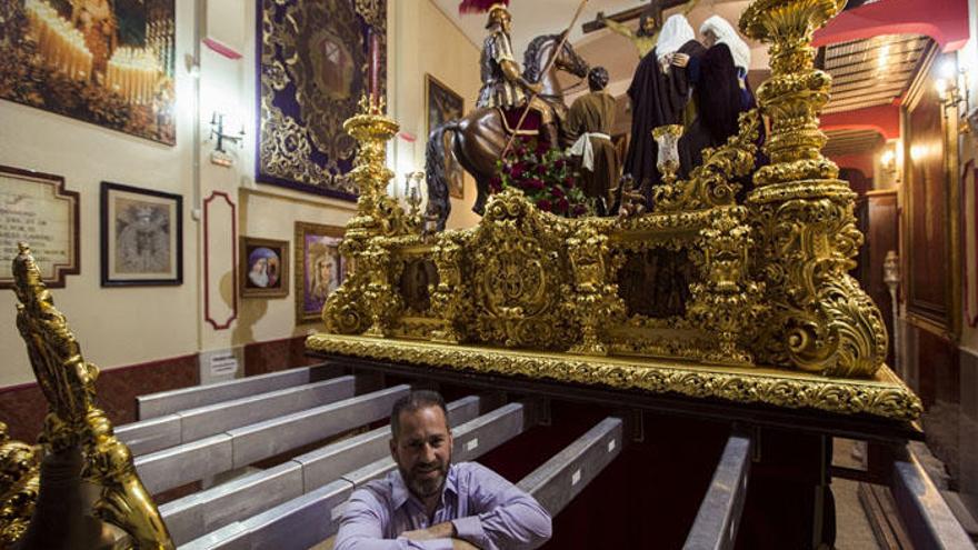 El neerlandés Sander Klomp es un admirador de la Semana Santa de Málaga.