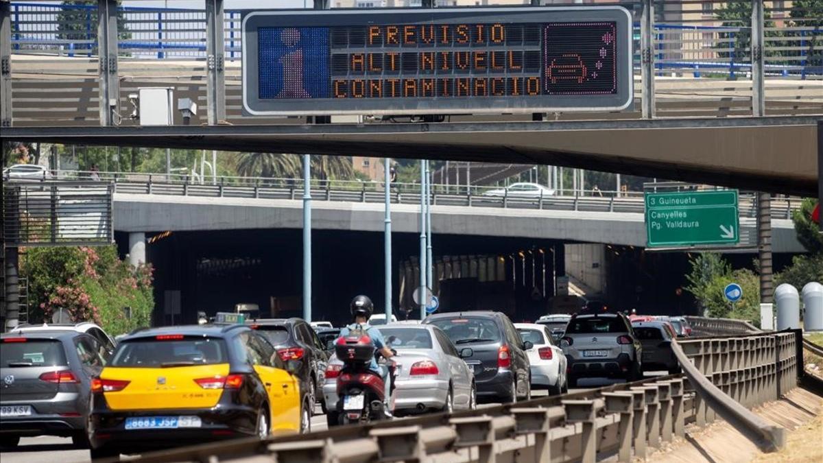 Episodio de contaminación atmosférica en Barcelona