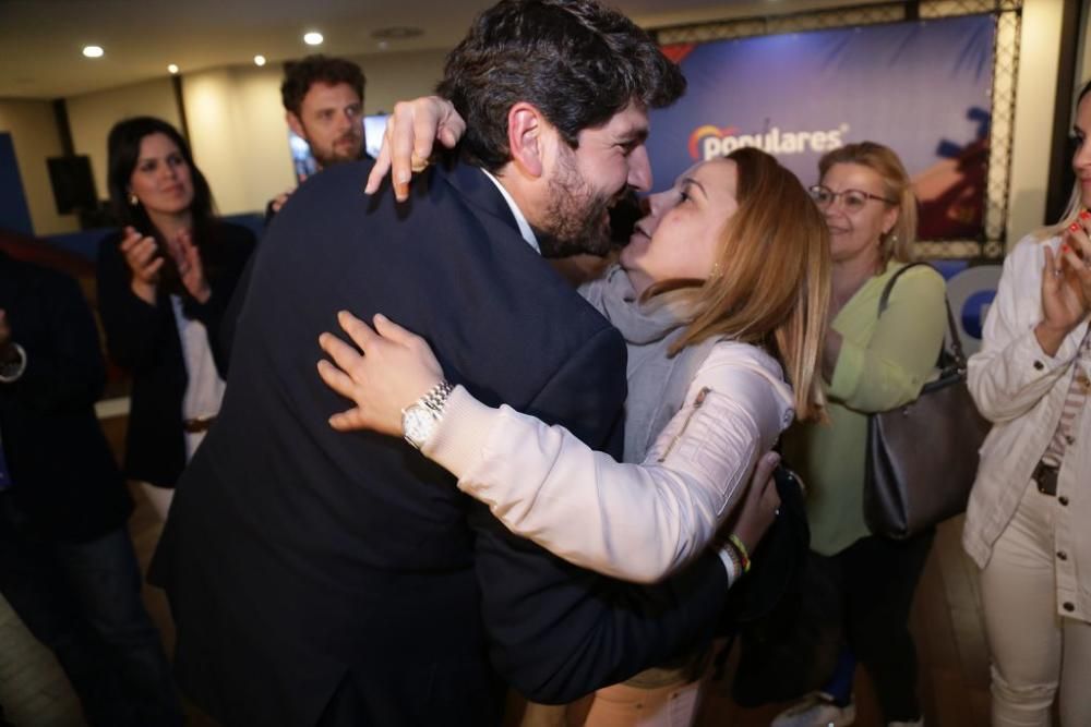 Noche electoral en la sede del PP