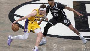111-108. Los Lakers se desploman en Brooklyn sin LeBron