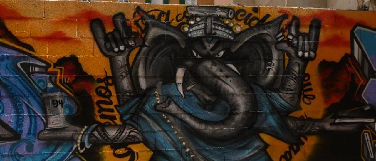 Una Ganesha a pie de calle.