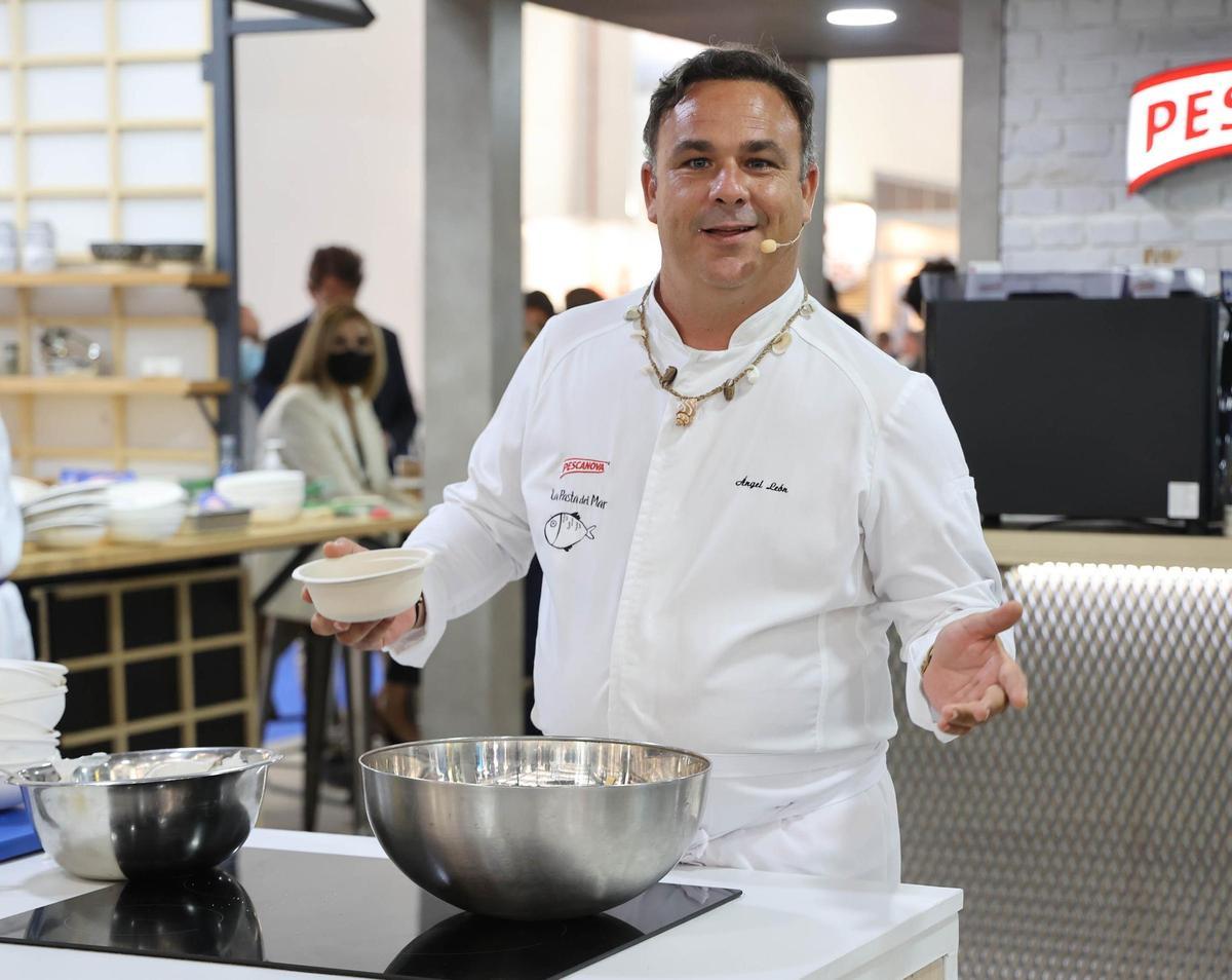 El chef gaditano Ángel León.