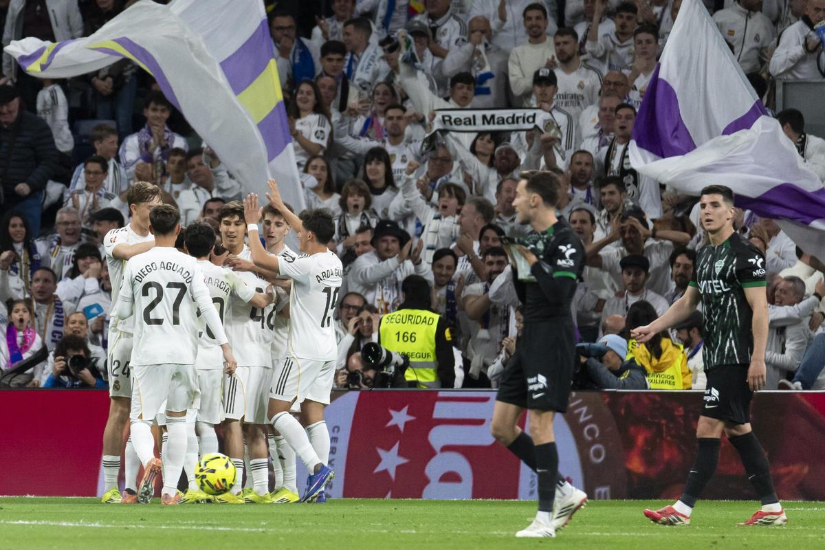 Real Madrid - Elche CF, en imágenes