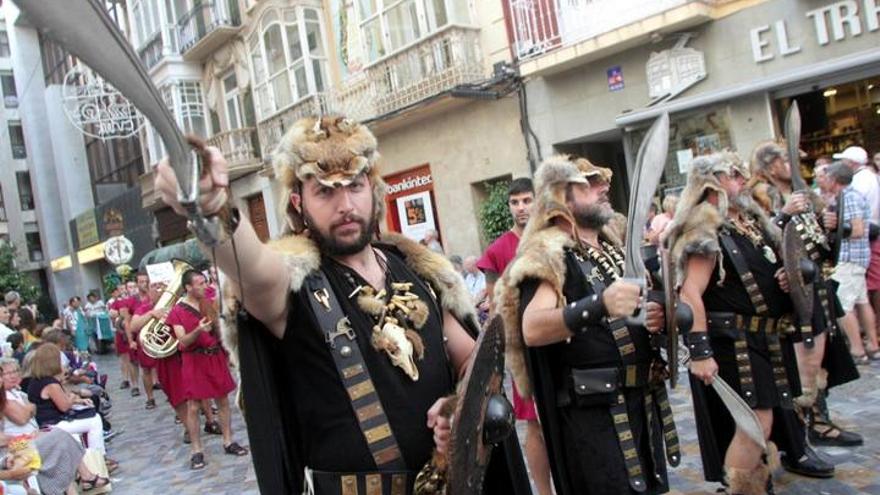 Desfile general de Carthagineses y Romanos