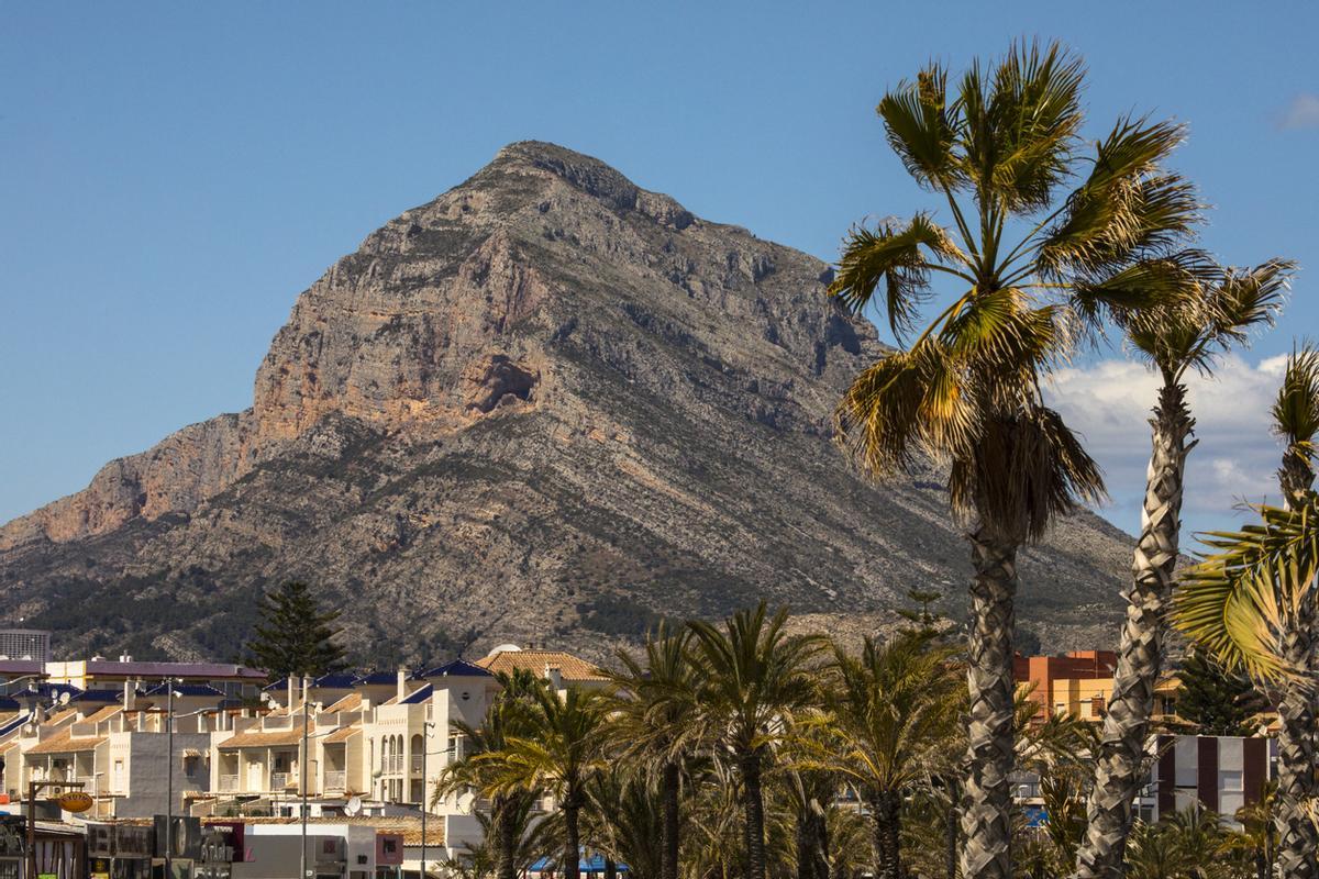 Macizo Montgó en Jávea.