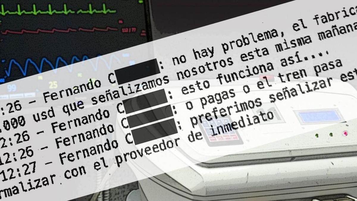 Uno de los mensajes intercambiados entre el acusado y el expresidente de la patronal aragonesa.