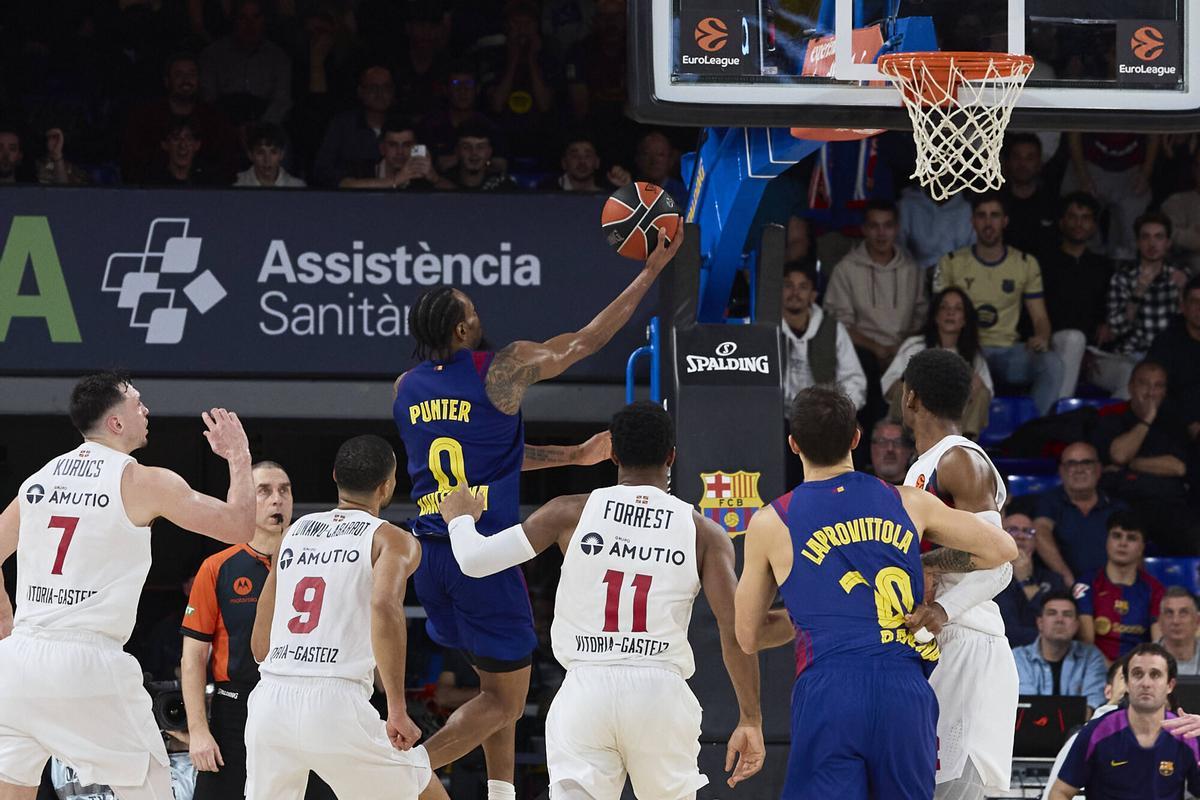 Bandeja de Punter en la prórroga.